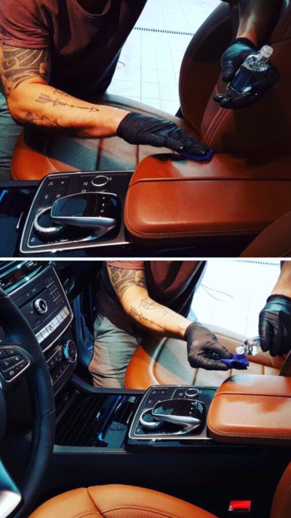 Profesjonalne czyszczenie wnętrza auta, detailing